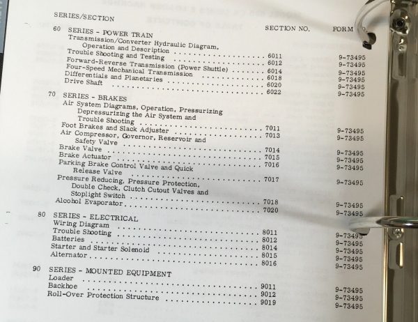 Case 680E CK Backhoe Loader Service Manual Parts Operators Set 9114101-After - Image 5