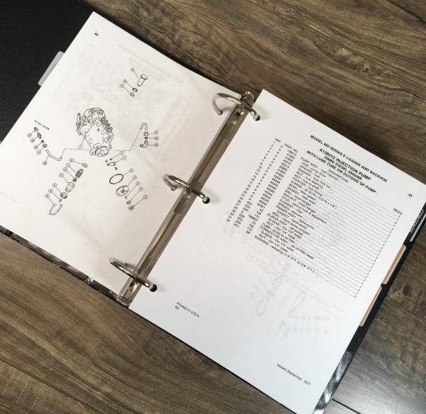 Case 680E CK Backhoe Loader Service Manual Parts Operators Set 9114101-After - Image 11