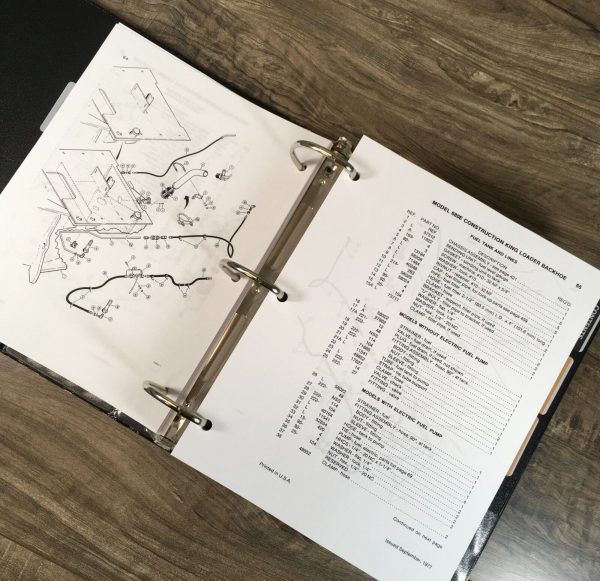 Case 680E CK Backhoe Loader Service Manual Parts Operators Set 9114101-After - Image 12