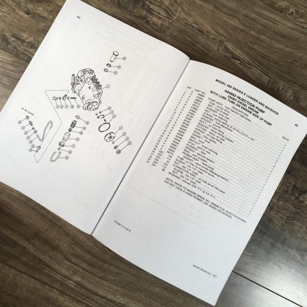 Case 680E CK Backhoe Loader Parts Operators Manual Catalog Set 9114101-After - Image 6