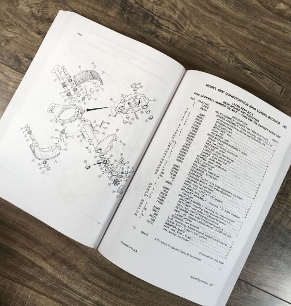 Case 680E CK Backhoe Loader Parts Operators Manual Catalog Set 9114101-After - Image 7