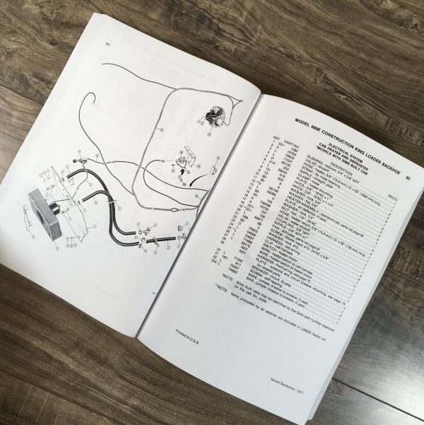 Case 680E CK Backhoe Loader Parts Operators Manual Catalog Set 9114101-After - Image 8