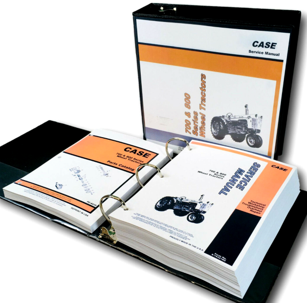 Case 703B 710B 711B 712B Wheel Tractor Service Manual Parts Catalog Repair Shop