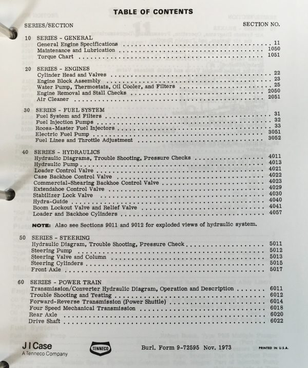 Case 680C Tractor Loader Backhoe Service Manual Part Operators Set 9111009-After - Image 9
