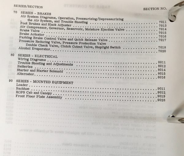 Case 680C Tractor Loader Backhoe Service Manual Part Operators Set 9111009-After - Image 10