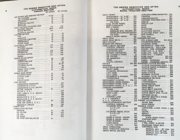 Case 730 740 830 840 4 Wheel Tractor Parts Manual Catalog SN Prior To 8253500 - Image 4