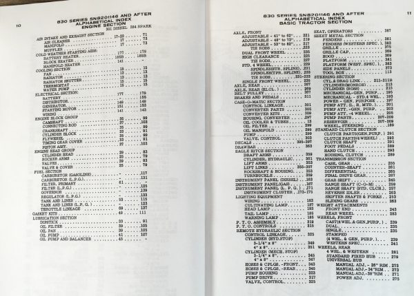 Case 730 740 830 840 4 Wheel Tractor Parts Manual Catalog SN Prior To 8253500 - Image 5