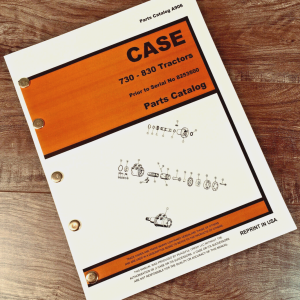 Case 731 741 831 841 General Purpose Tractor Parts Manual SN Prior To 8253500
