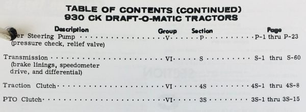 Case 730 830 930 Series Draft-O-Matic Tractor Service Manual Repair Shop Book - Image 5