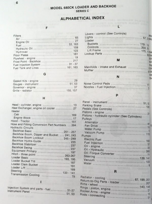 Case 680C Tractor Loader Backhoe Parts Operators Manual Owners Set 9106000-After - Image 3