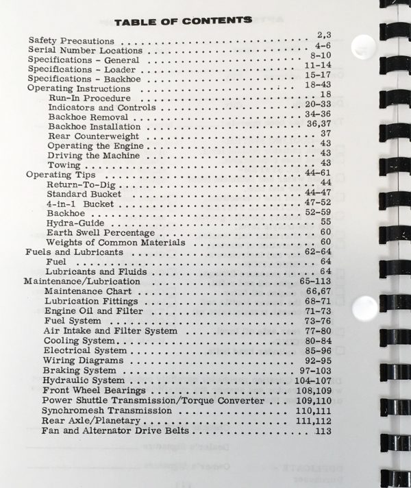 Case 680C Tractor Loader Backhoe Parts Operators Manual Owners Set 9106000-After - Image 5