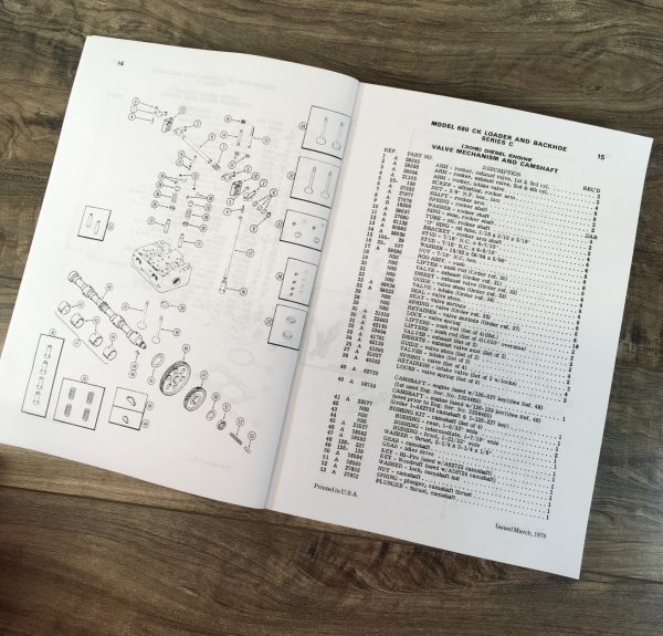 Case 680C Tractor Loader Backhoe Parts Operators Manual Owners Set 9106000-After - Image 10