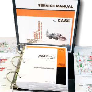 Case 680C CK Loader Backhoe Tractor Service Manual Repair 9111009-After