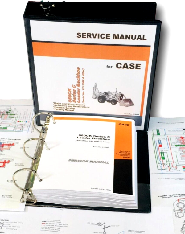 Case 680C CK Loader Backhoe Tractor Service Manual Repair 9111009-After