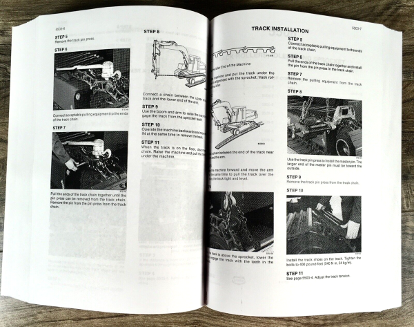 Case 688 Excavator Service Manual Repair Shop Technical Book Pin Before 11601 - Image 9