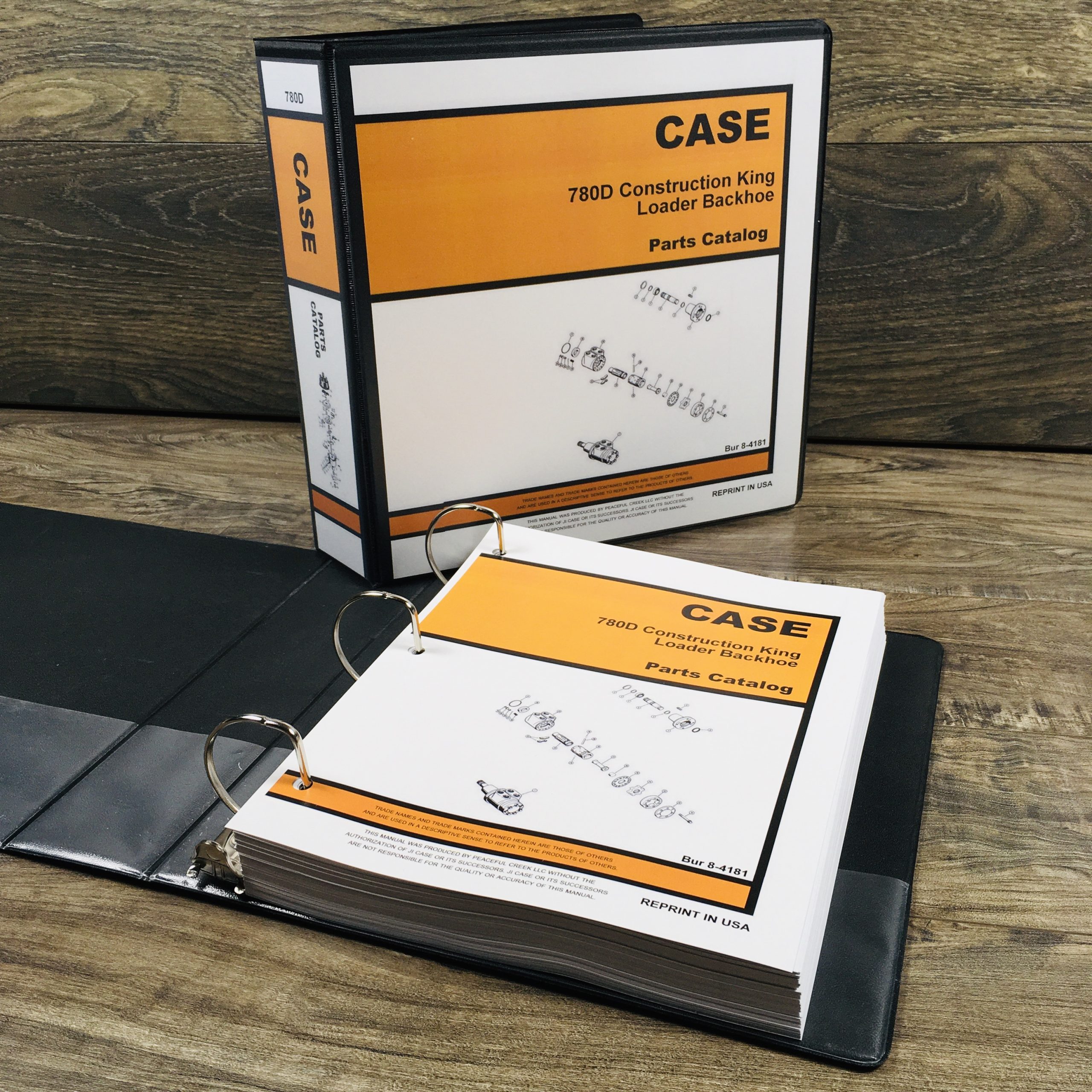 Case 780D Backhoe Loader Tractor Parts Manual Catalog Book Assembly Schematic