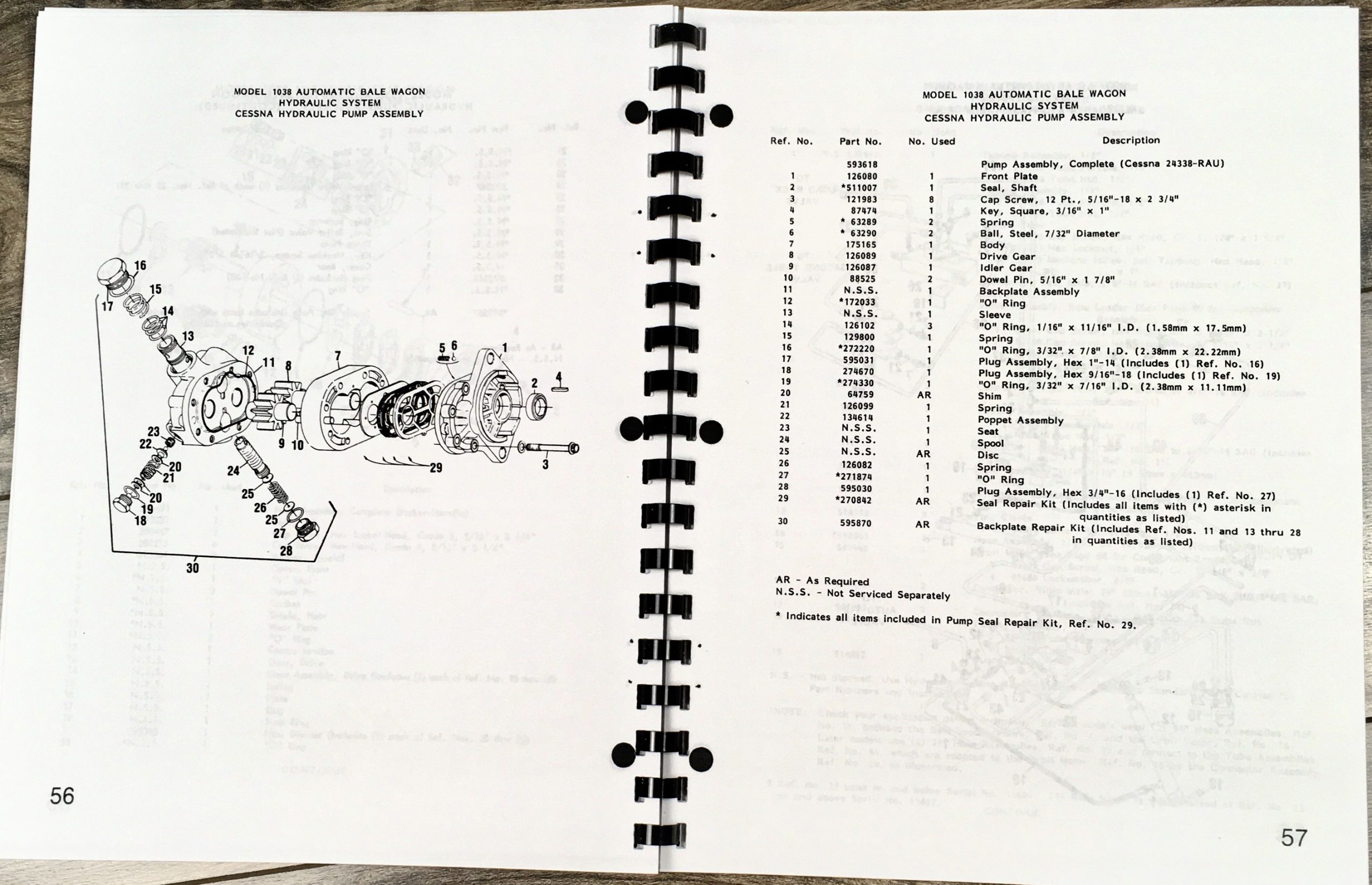 New Holland 1038 Bale Wagon Service Manual Parts Catalog Repair Shop Assembly - Image 10