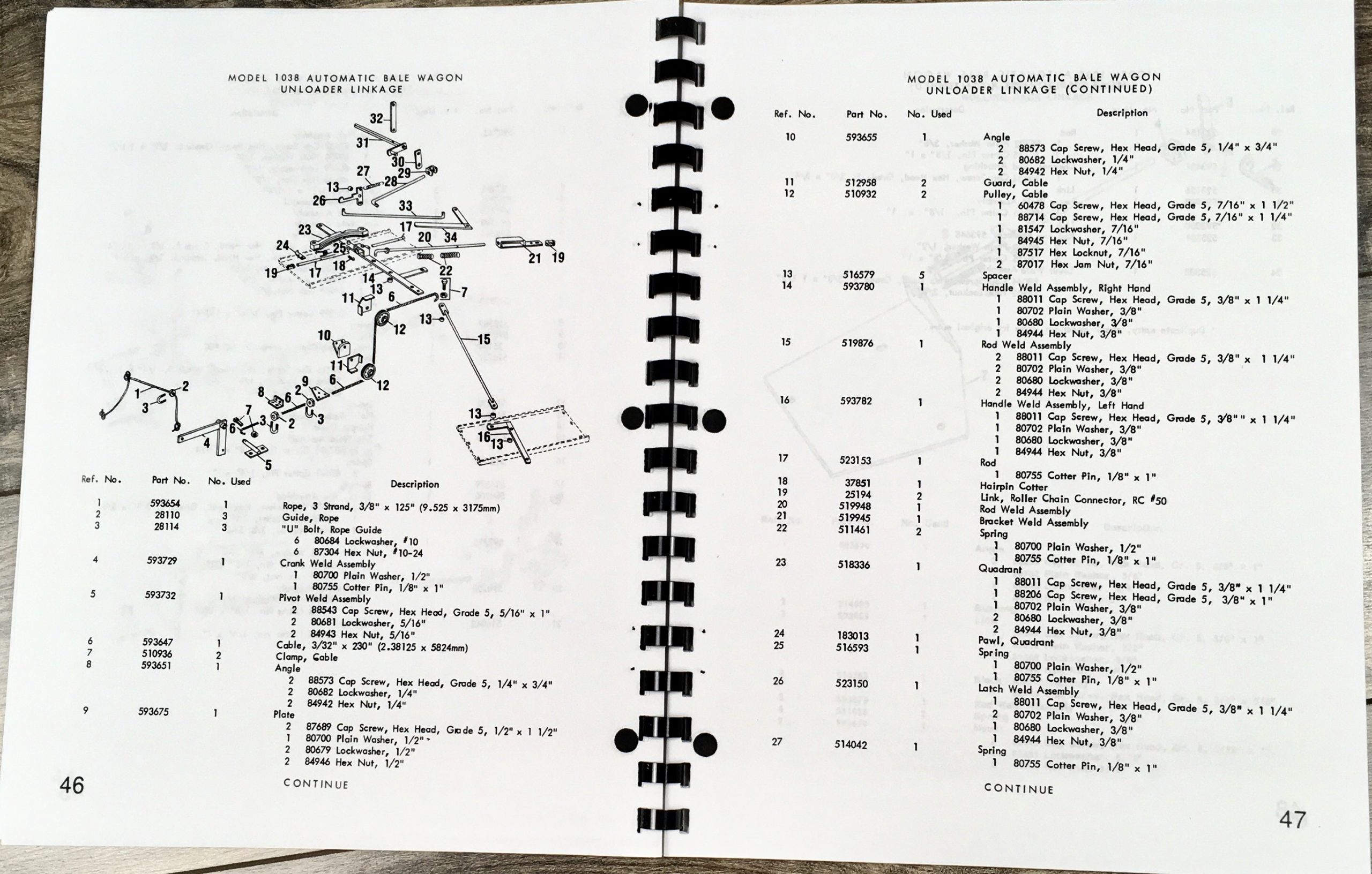 New Holland 1038 Bale Wagon Service Manual Parts Catalog Repair Shop Assembly - Image 12