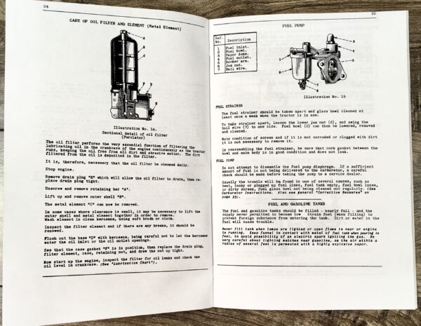 Operators Manual for McCormick Deering F-12 Tractor Instruction Book Owners - Image 5