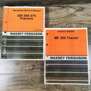 Massey Ferguson 255 Tractor Service Repair Parts Manual Catalog Shop Workshop