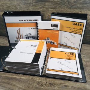 Case 621 Wheel Loader Service Manual Parts Operators Set Prior to JAK0021700