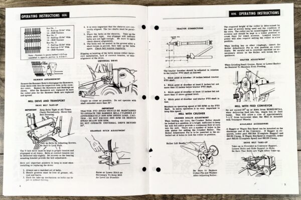 Gehl 50 Grind All Hammer Mill W/ Attachments Service Parts Manual Catalog Book - Image 7