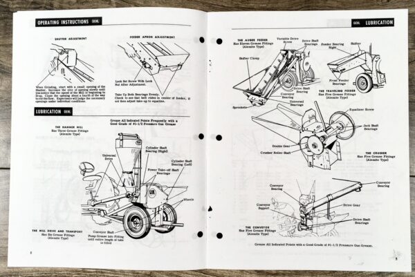 Gehl 50 Grind All Hammer Mill W/ Attachments Service Parts Manual Catalog Book - Image 8