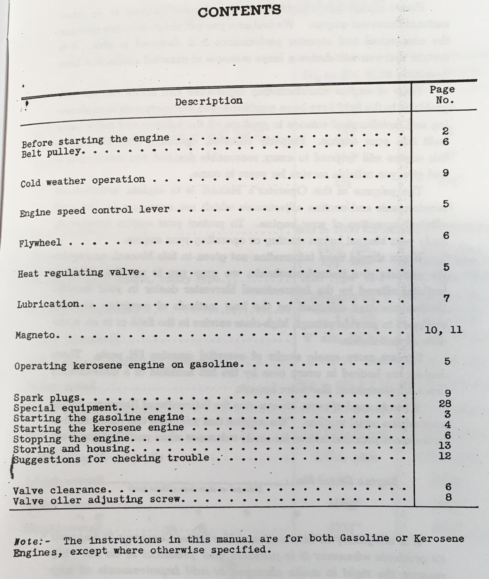 IHC 1/2 2-1/2 3 5 HP IH Model LB Stationary Engine International Owner's Manual - Image 3