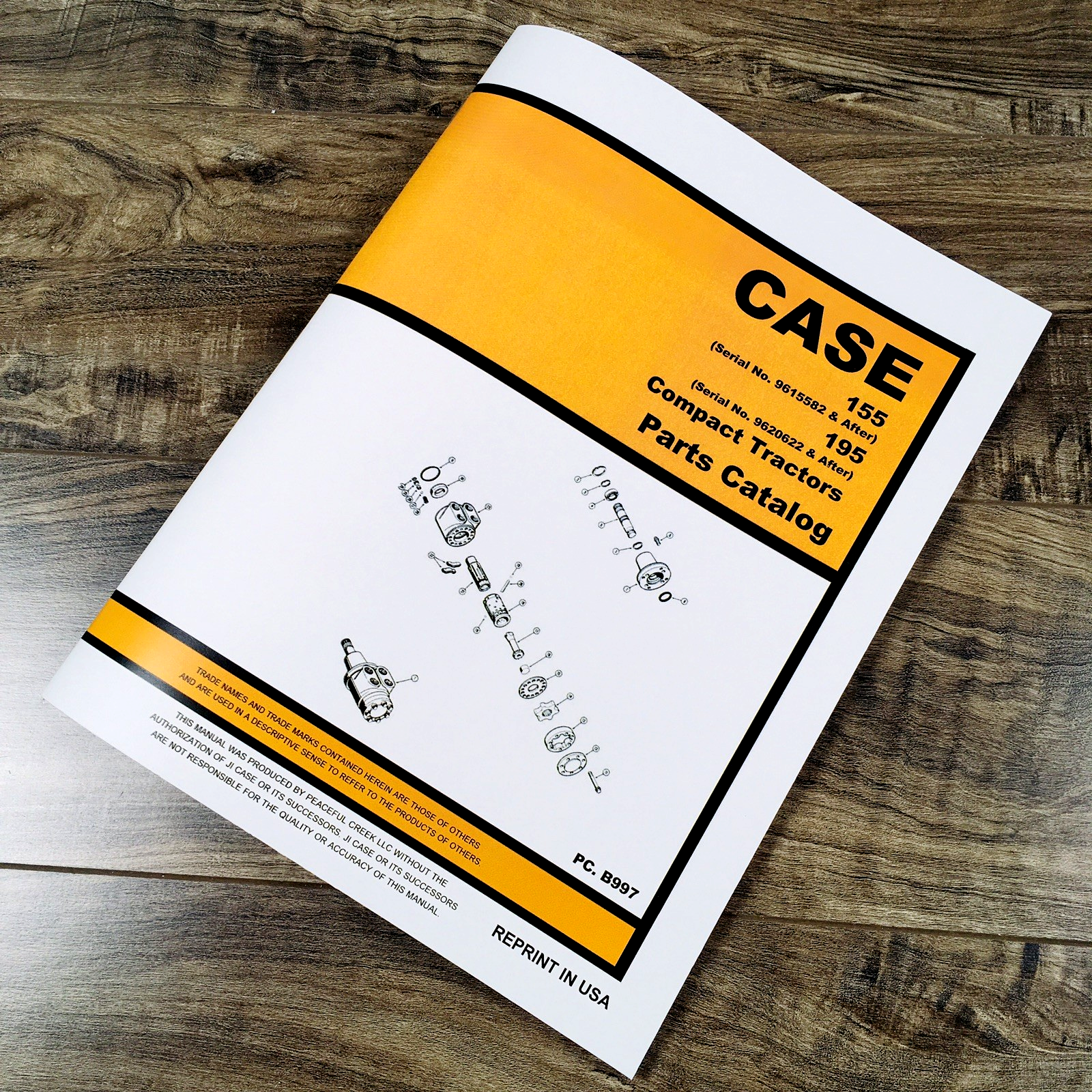 Ford 345C 345D 445C 446D 545C 545D Loader Tractor Service Parts Manual Catalog - Image 5