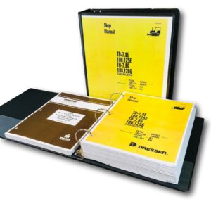Dresser TD7G TD8G 100G 125G Crawlers Service Manual Set Shop IH Repair Workshop