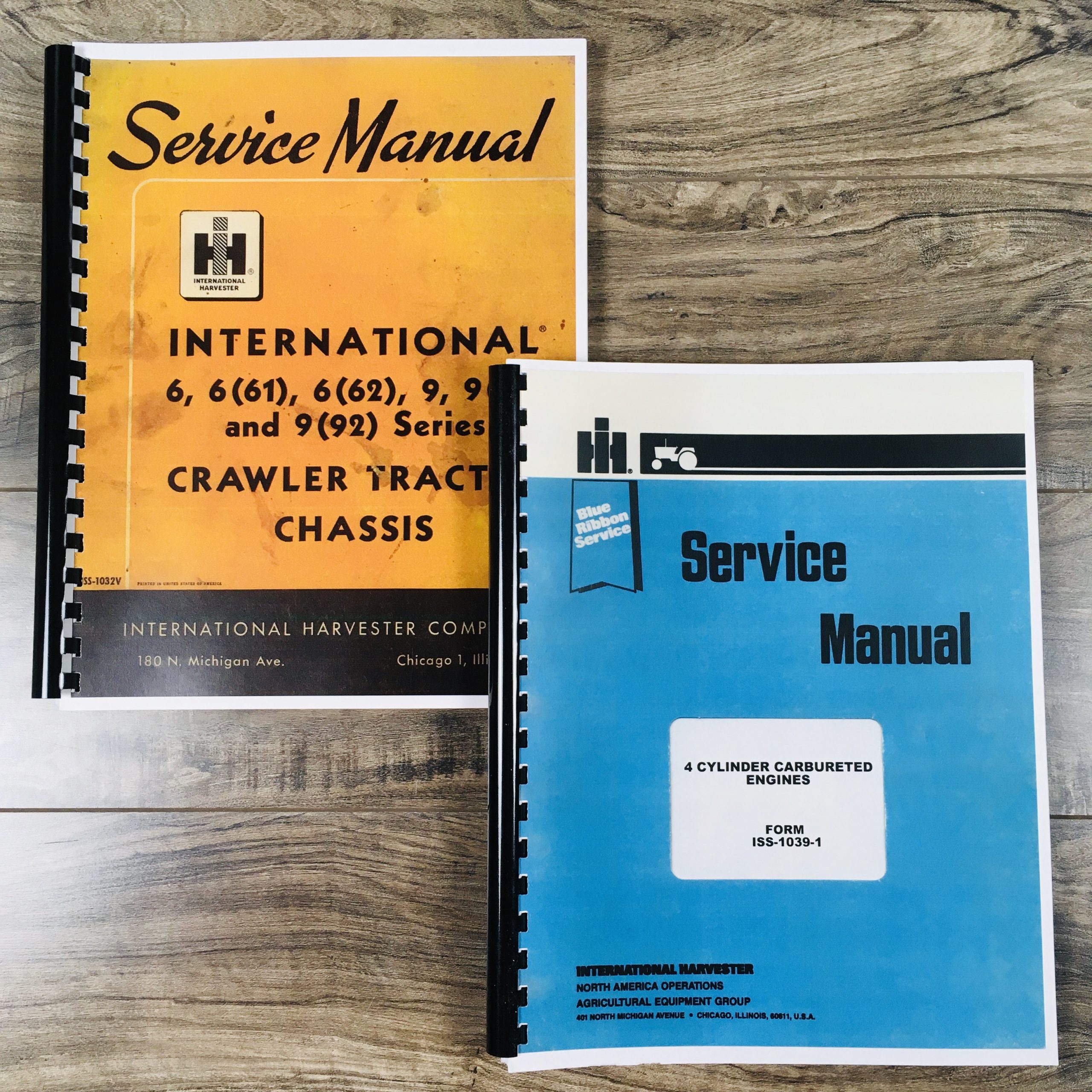 International T-6 T-9 Gas Crawler Tractor Service Manual Set Repair Shop Books