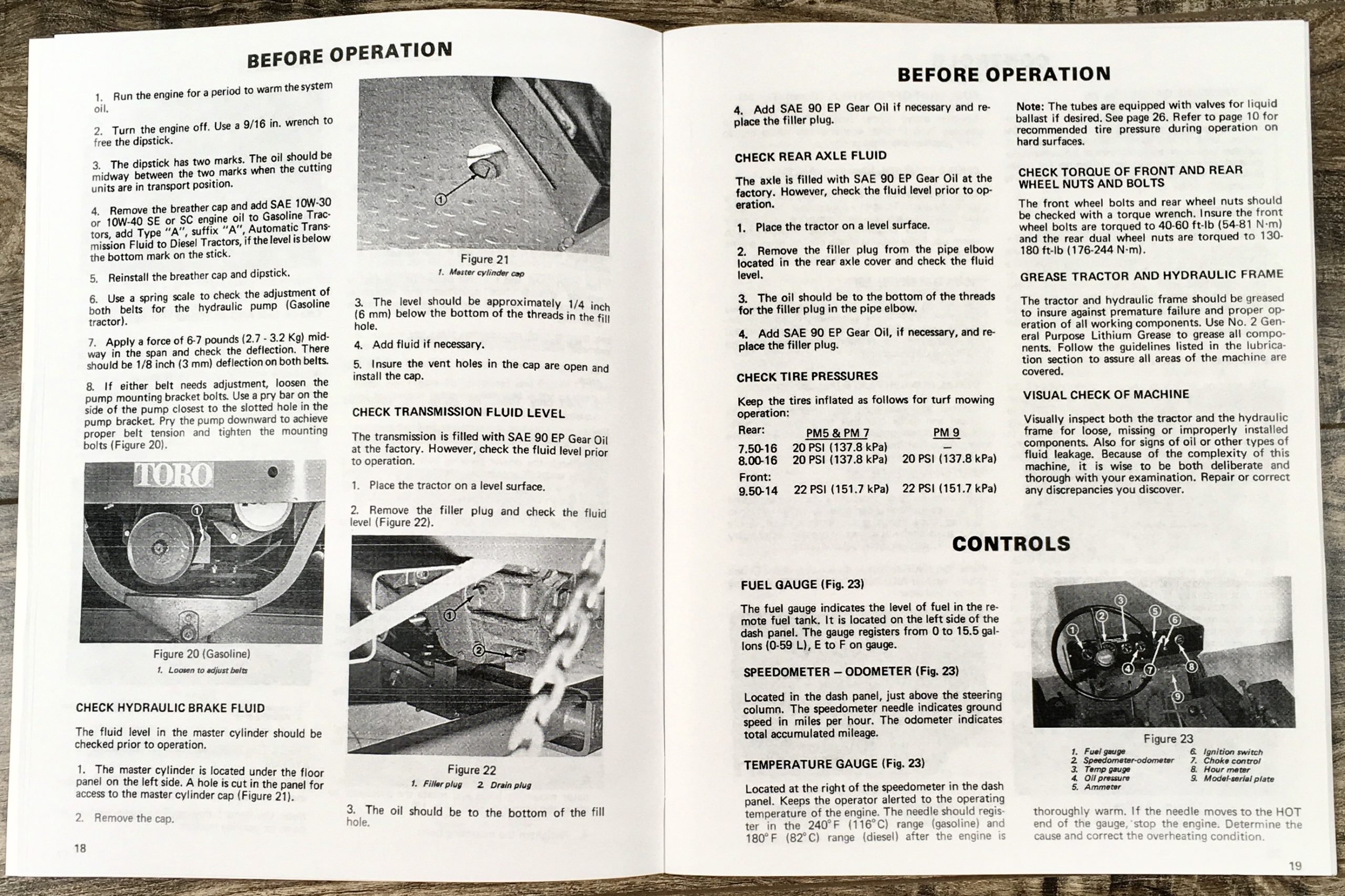 Toro NO. 37038 - 90001 Thru 10001 and Up General Tractor Operators Manual Owners - Image 5