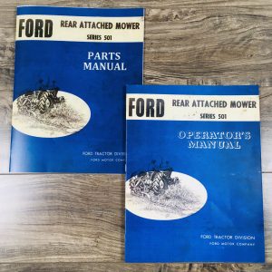 Ford 14-339 14-340 Attached Mower Operators Parts Manual Set Bar Sickle