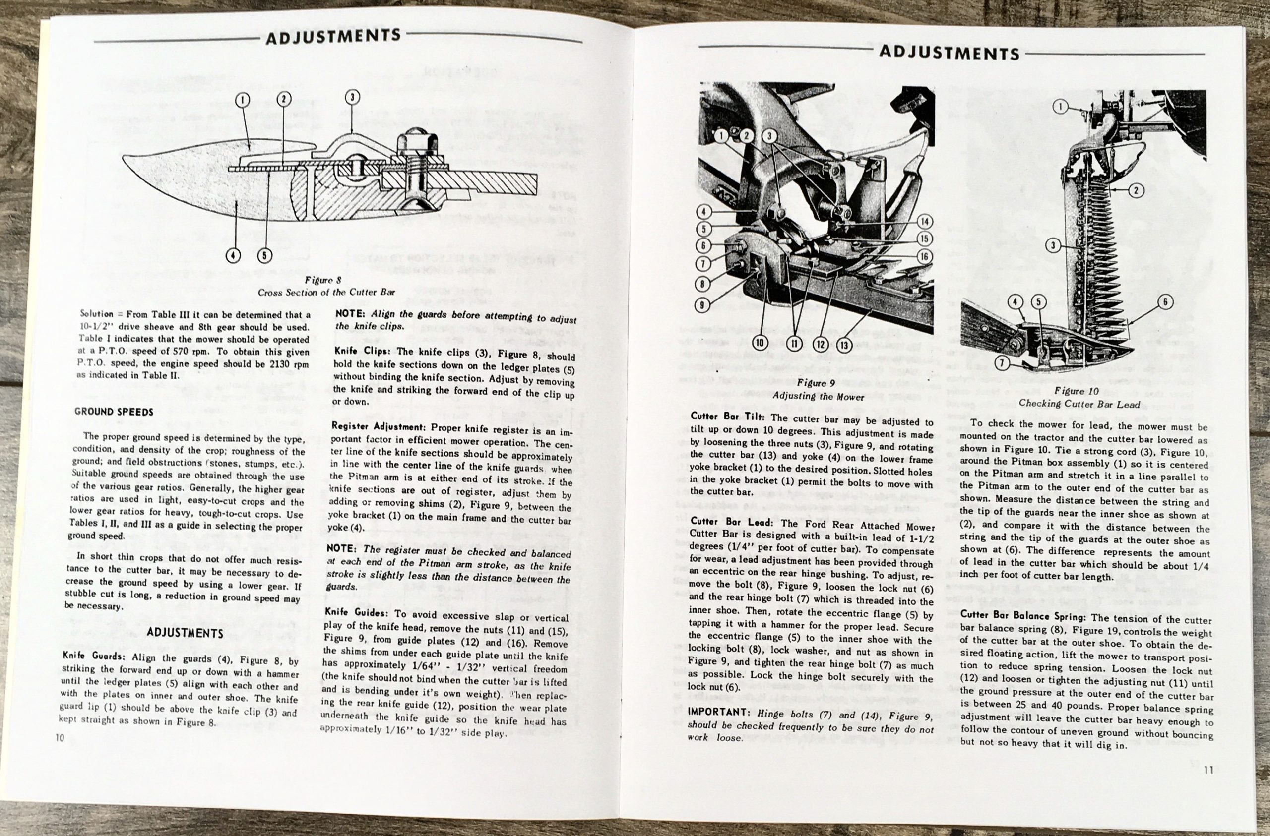 Ford 14-339 14-340 Attached Mower Operators Parts Manual Set Bar Sickle - Image 10