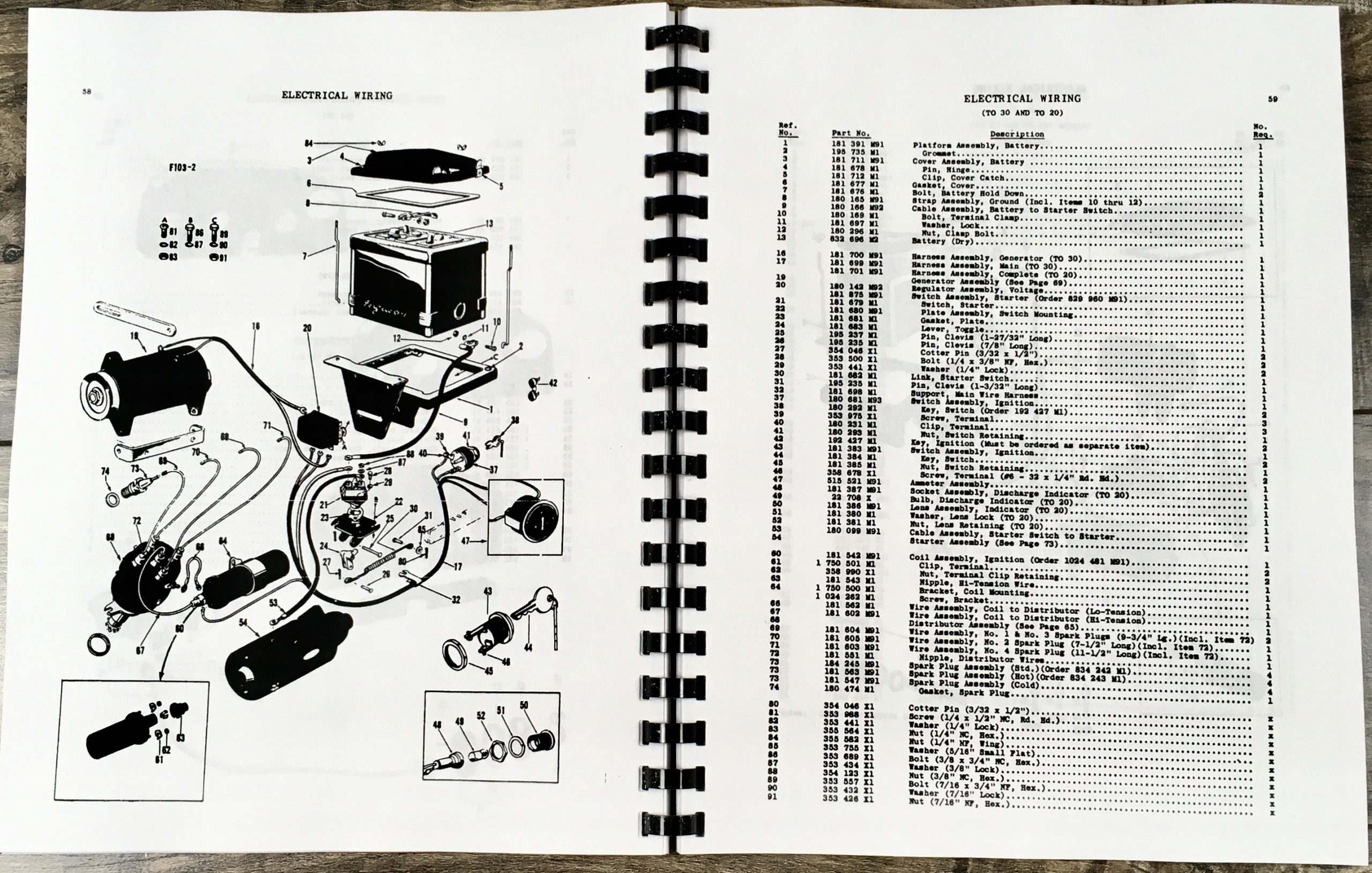 Ferguson TO-20 TE-20 Tractor Service Workshop Manual Parts Operators Shop Set - Image 10