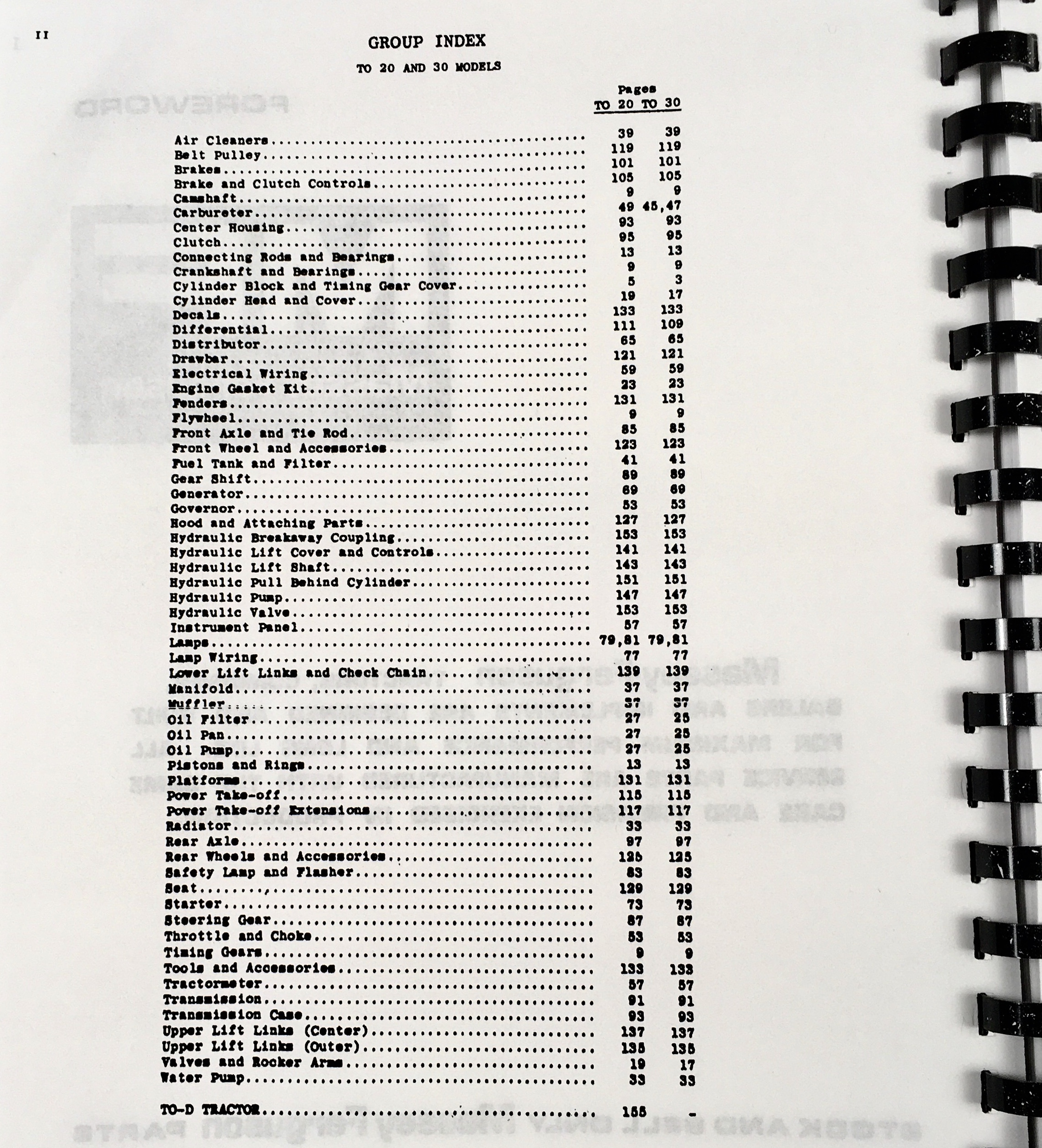 Ferguson TO-20 TE-20 Tractor Service Workshop Manual Parts Operators Shop Set - Image 2
