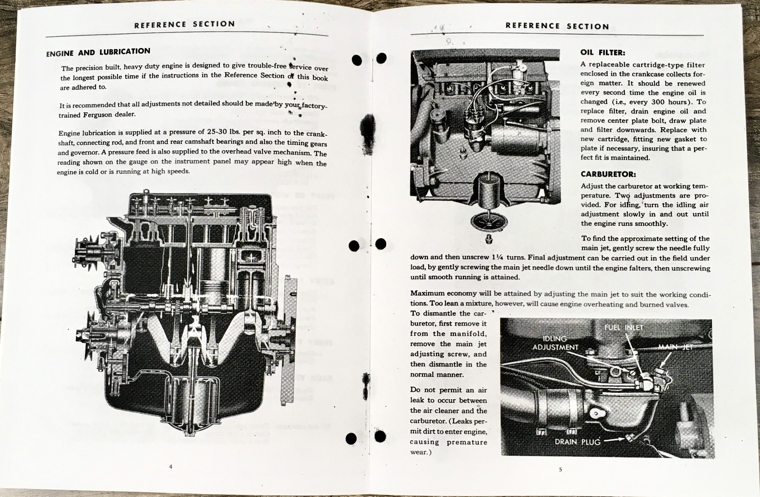 Ferguson TO-20 TE-20 Tractor Service Workshop Manual Parts Operators Shop Set - Image 8
