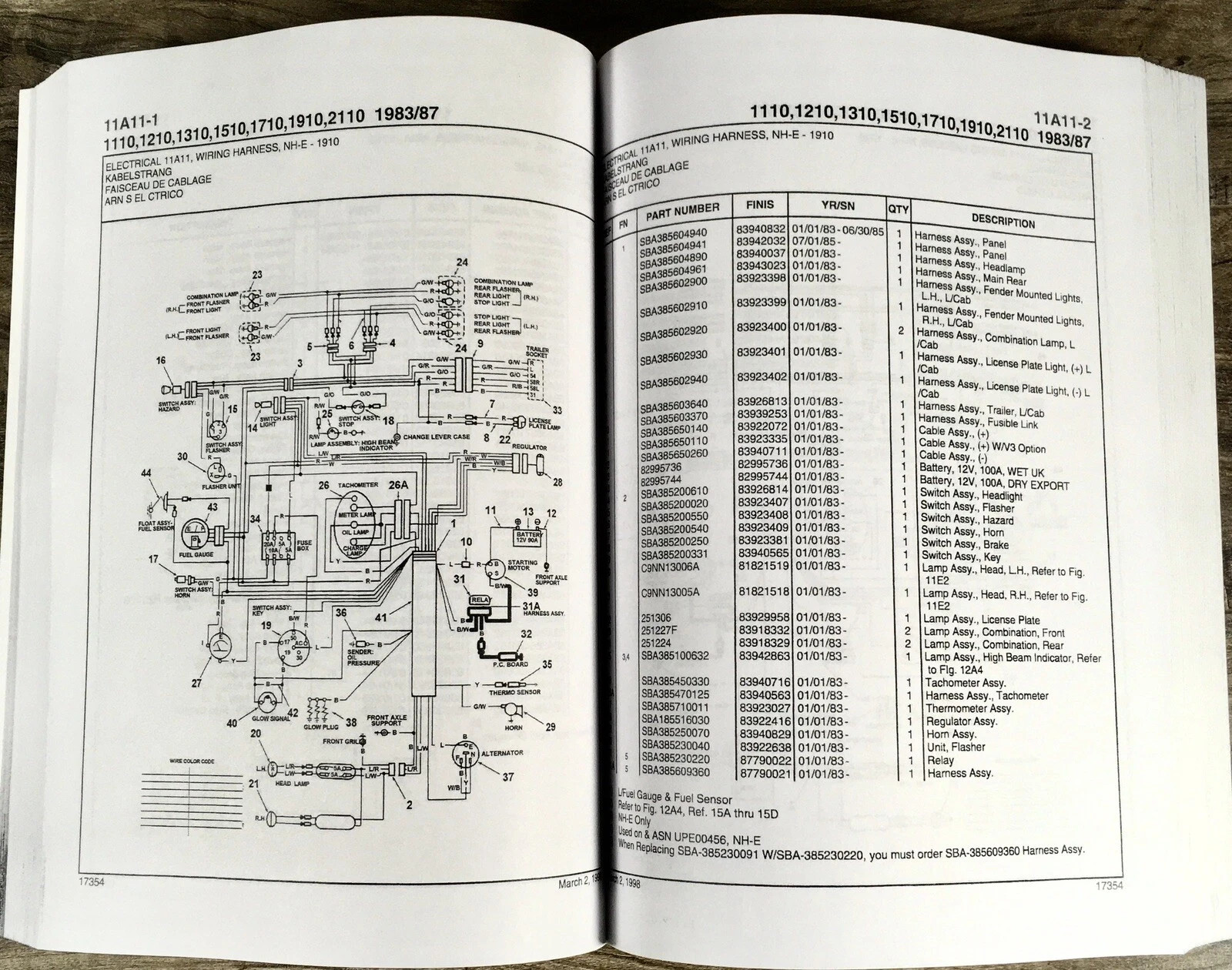 Ford 2110 Compact Tractor Service Manual Parts Operators Repair Shop Owners Set - Image 5