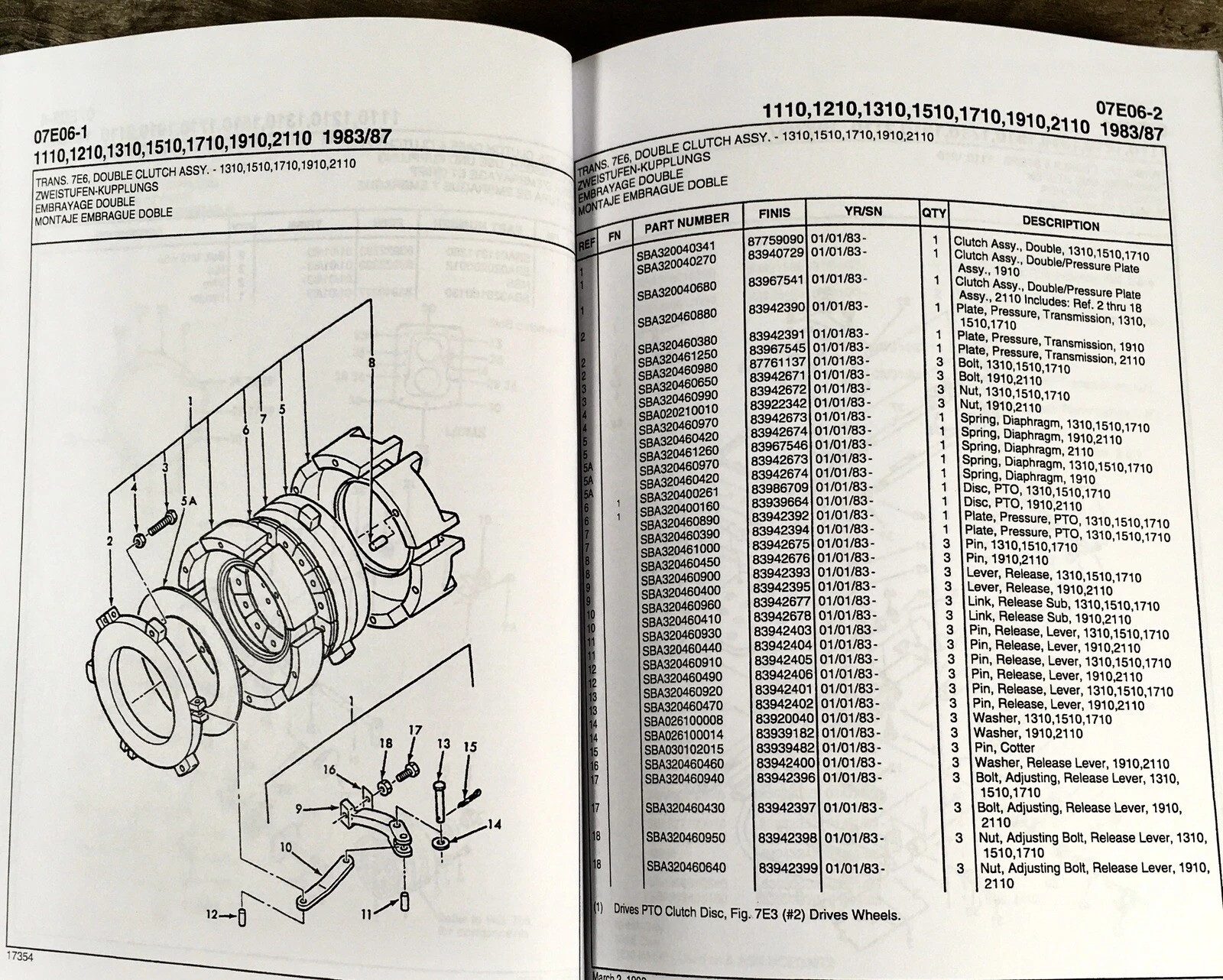 Ford 2110 Compact Tractor Service Manual Parts Operators Repair Shop Owners Set - Image 8