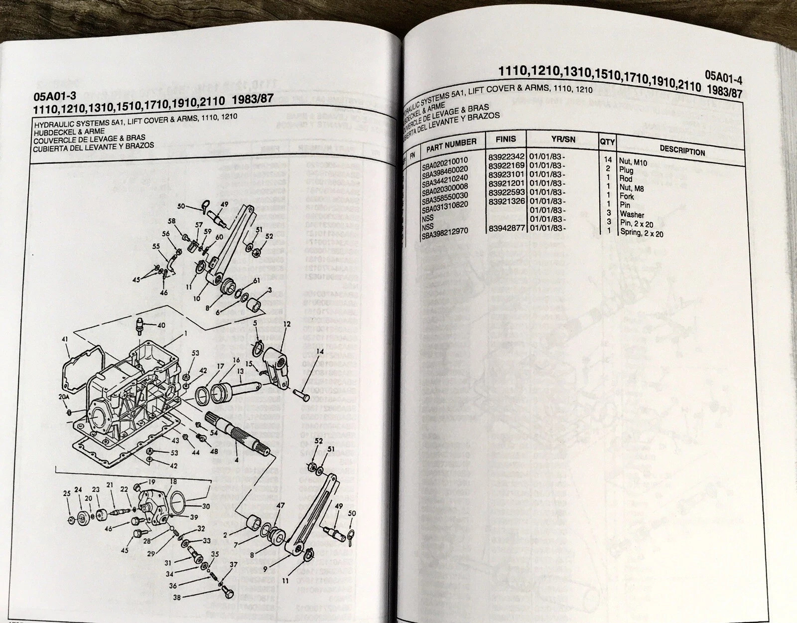 Ford 2110 Compact Tractor Service Manual Parts Operators Repair Shop Owners Set - Image 14