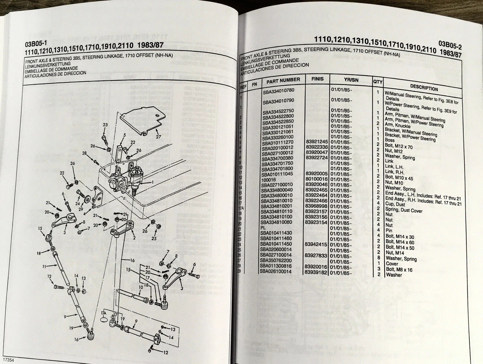 Ford 2110 Compact Tractor Service Manual Parts Operators Repair Shop Owners Set - Image 16