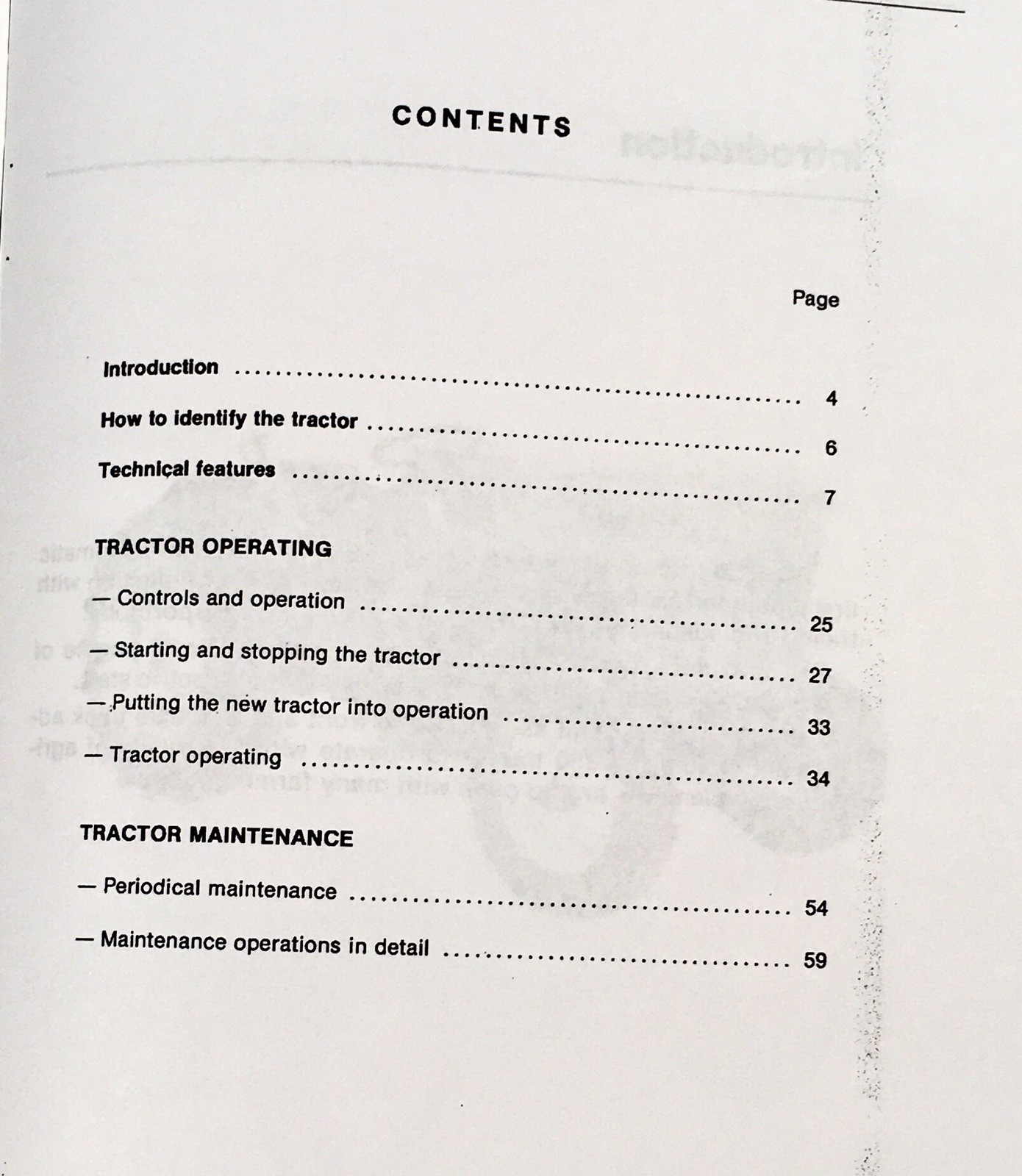 Long 350 Diesel Tractor Operators Manual Owners Book Maintenance Adjustments - Image 2