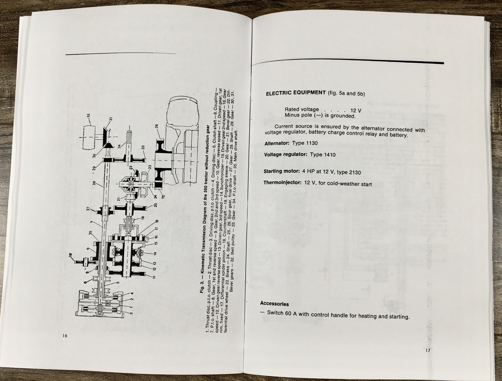 Long 350 Diesel Tractor Operators Manual Owners Book Maintenance Adjustments - Image 4