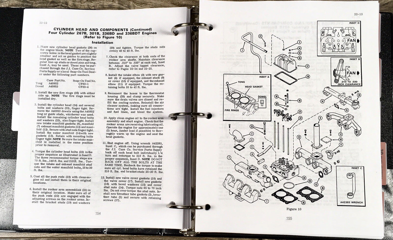 CASE 680C Loader Backhoe Service Manual Repair Shop Workshop SN Below 9111008 - Image 10