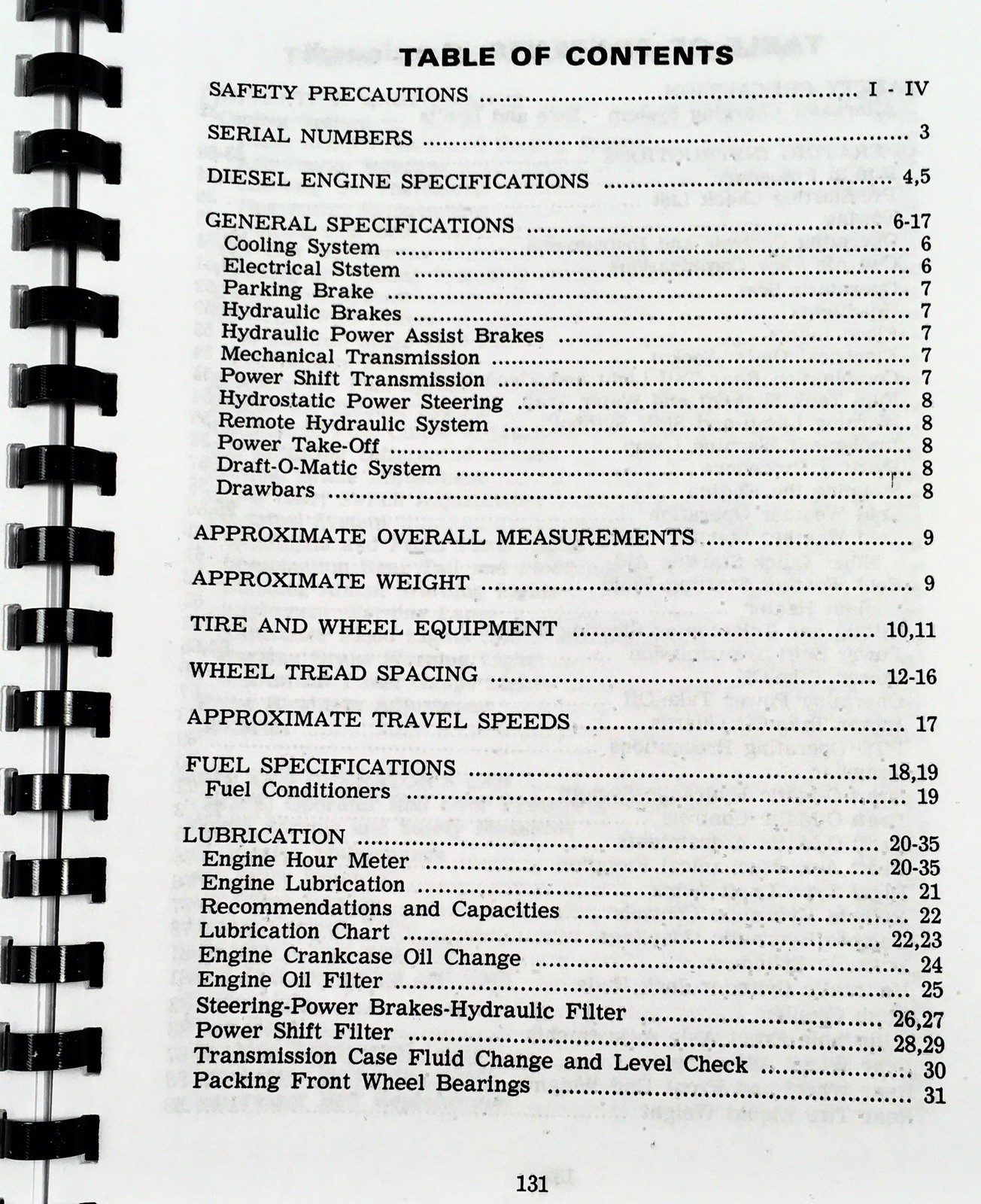 Case 1070 Tractor Operators Manual Owners Book Maintenance Starting W/ 8736001 - Image 2