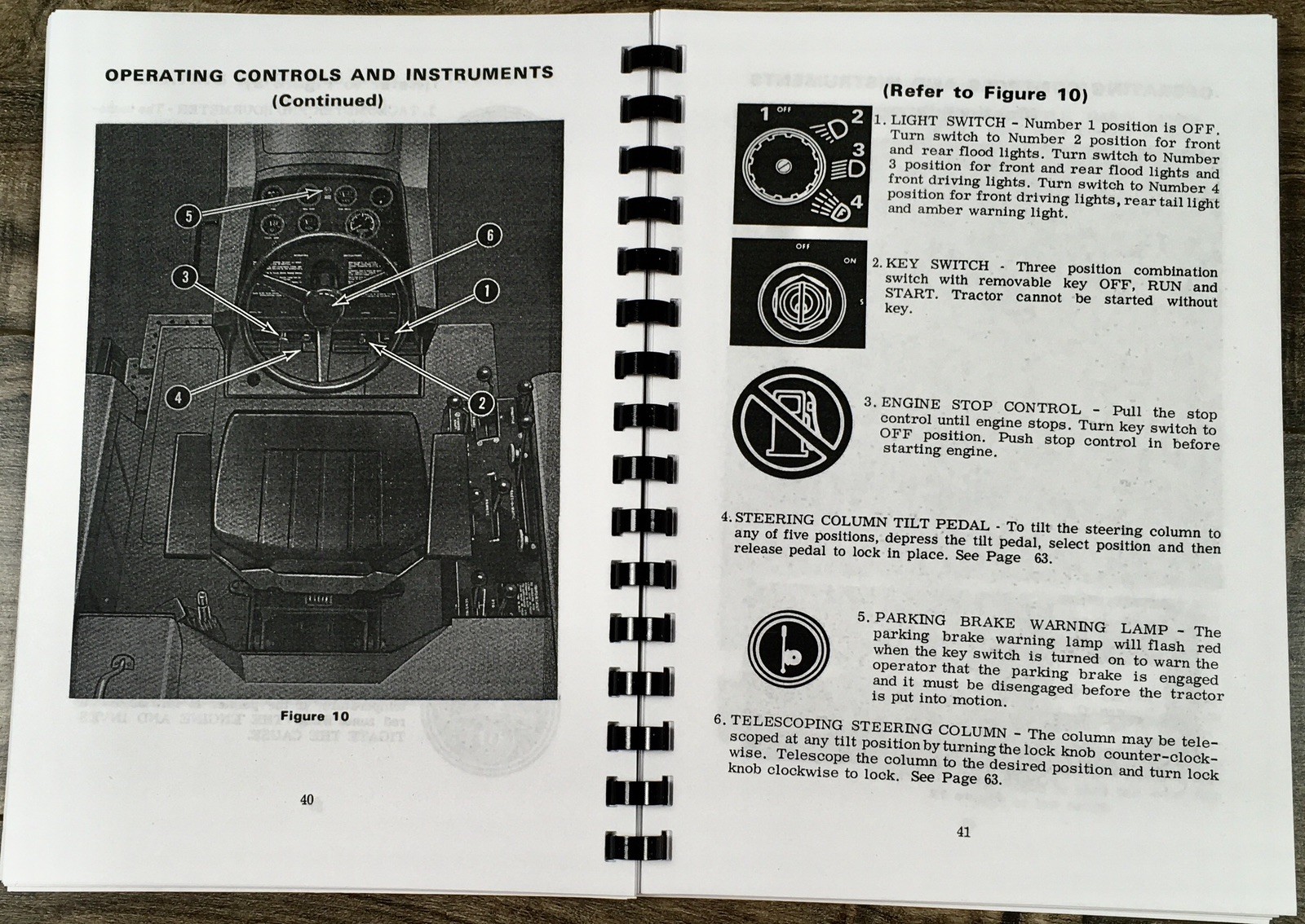 Case 1070 Tractor Operators Manual Owners Book Maintenance Starting W/ 8736001 - Image 5
