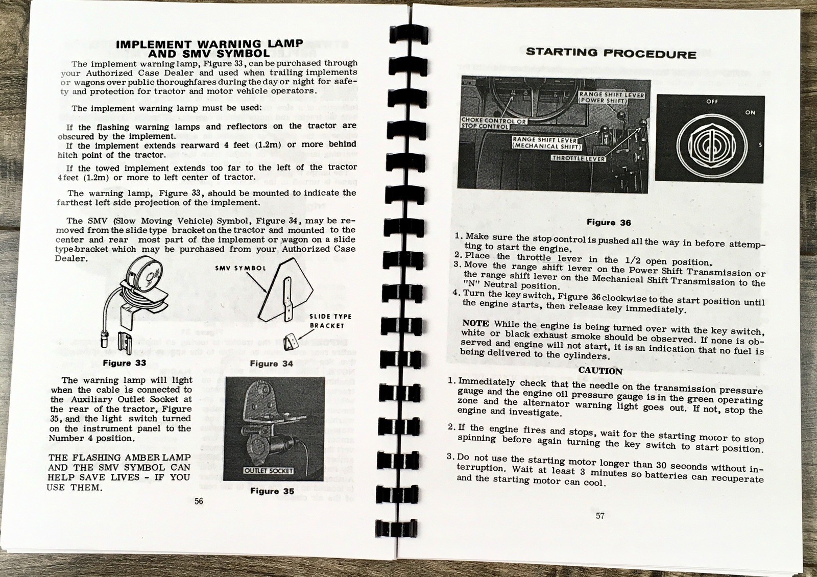 Case 1070 Tractor Operators Manual Owners Book Maintenance Starting W/ 8736001 - Image 6