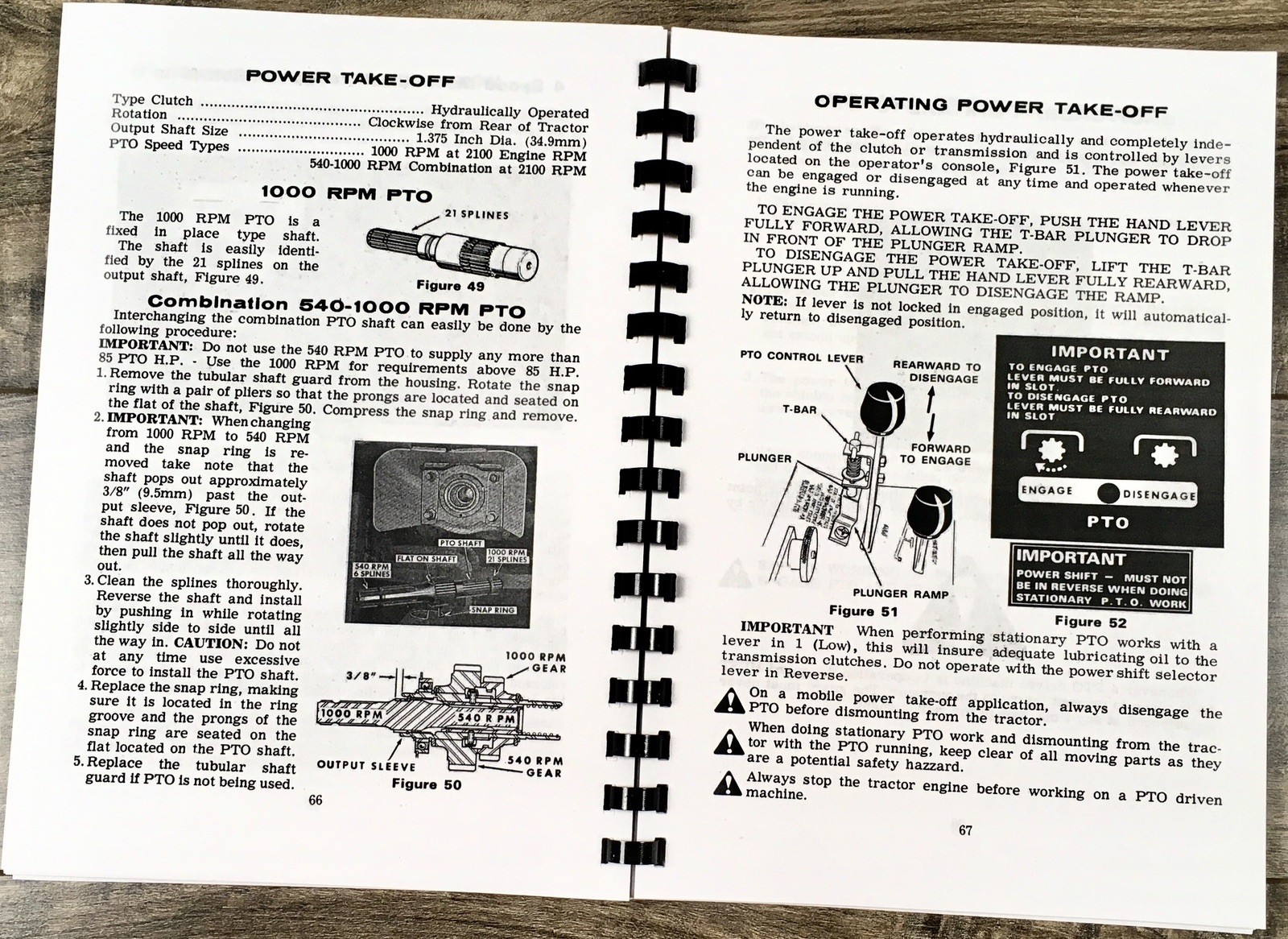 Case 1070 Tractor Operators Manual Owners Book Maintenance Starting W/ 8736001 - Image 7
