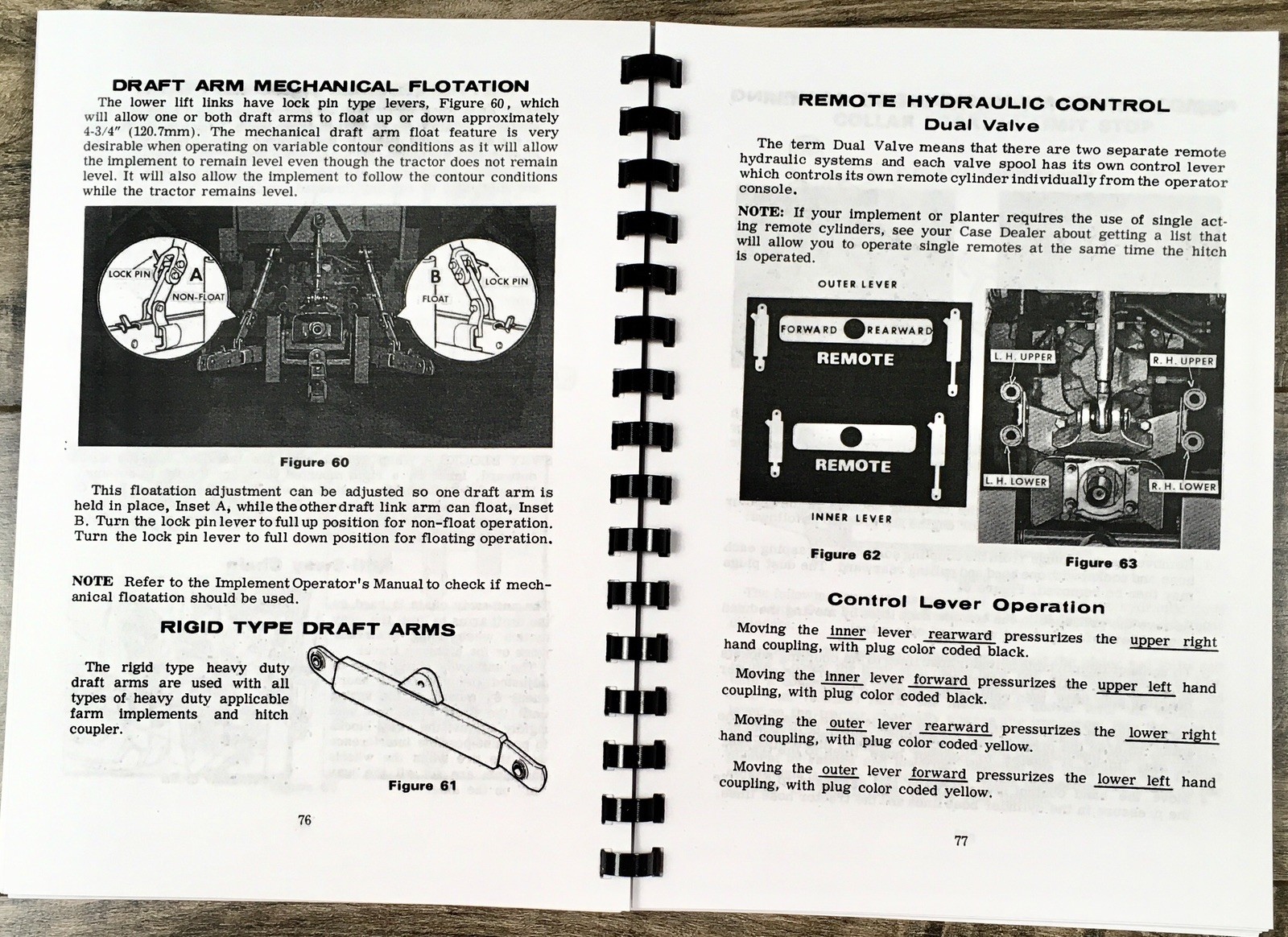 Case 1070 Tractor Operators Manual Owners Book Maintenance Starting W/ 8736001 - Image 8
