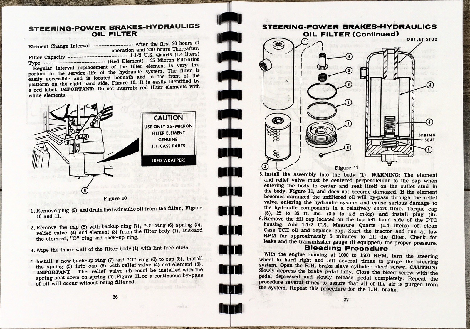 Case 1070 Tractor Operators Manual Owners Book Maintenance SN 8675001-After - Image 5